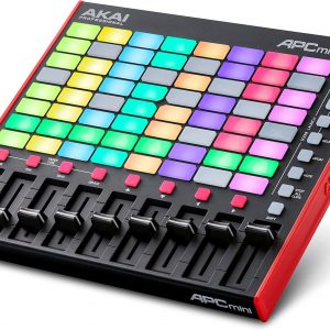 Akai Professional APC Mini MK2 - USB MIDI Pad Controller für Clip Launching mit Ableton Live Lite