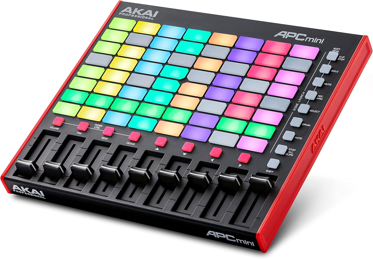 Akai Professional APC Mini MK2 - USB MIDI Pad Controller für Clip Launching mit Ableton Live Lite
